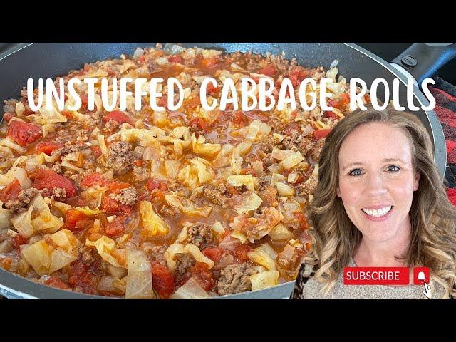 How to Make DESTROYED Cabbage Rolls | Easy UNSTUFFED Cabbage Rolls