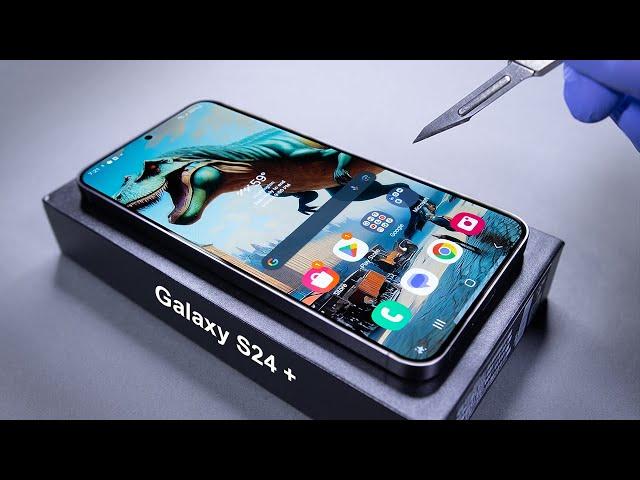 Samsung Galaxy S24+ (Onyx Black) Unboxing and Camera Test - ASMR