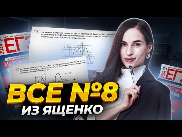 Все №8 из Ященко 2024 (36 задач, производная)