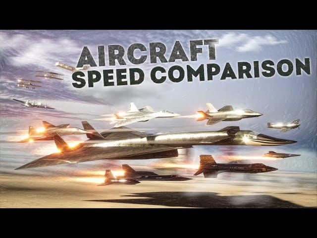 SPEED COMPARISON 3D | Aircraft ️
