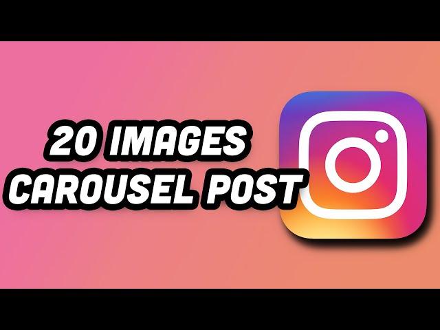 How To Post More Than 10 Pictures On Instagram