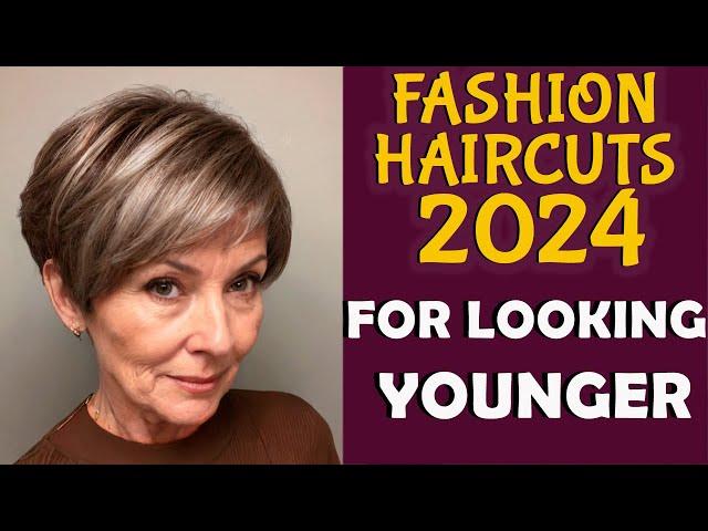 FASHION Short Haircuts 2024 For OLDER WOMEN 50+ 60+ 70+