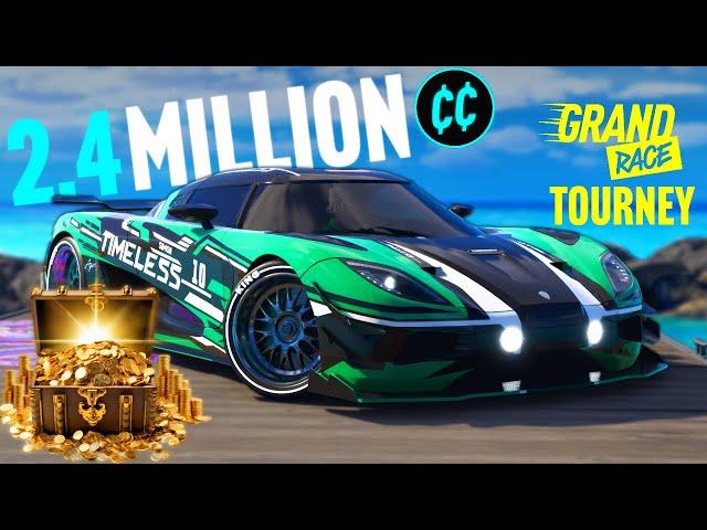 I COMPETED In A 2.4 MILLION CC Grand Race Tourney On The Crew Motorfest!!!