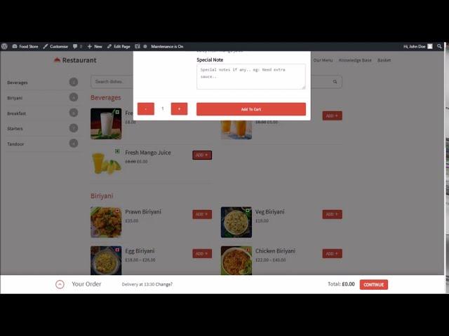 Food Store for WooCommerce | Complete Online Food Ordering Platform | Create Online Marketplace