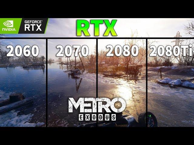 Metro Exodus : RTX 2060 vs RTX 2070 vs RTX 2080 vs RTX 2080 Ti