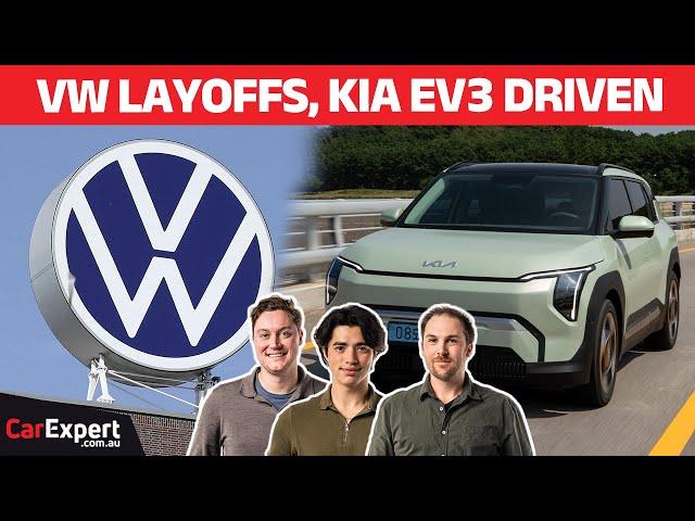 Volkswagen layoffs, Kia EV3 driven & the end of an era | The CarExpert Podcast