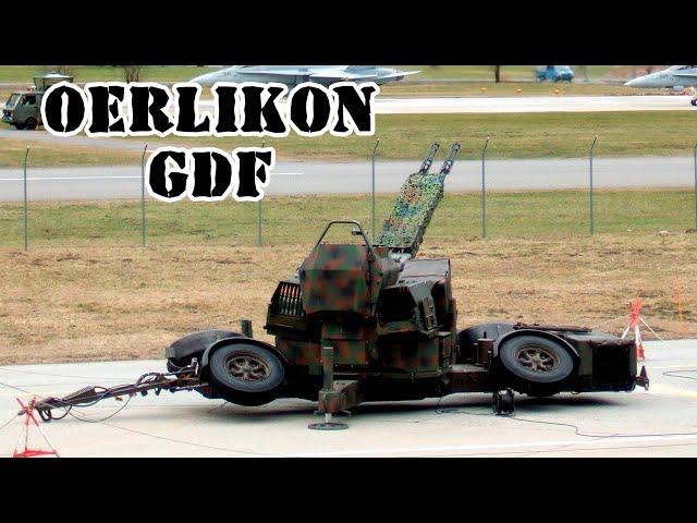 Буксируемая зенитная установка Oerlikon GDF || Обзор