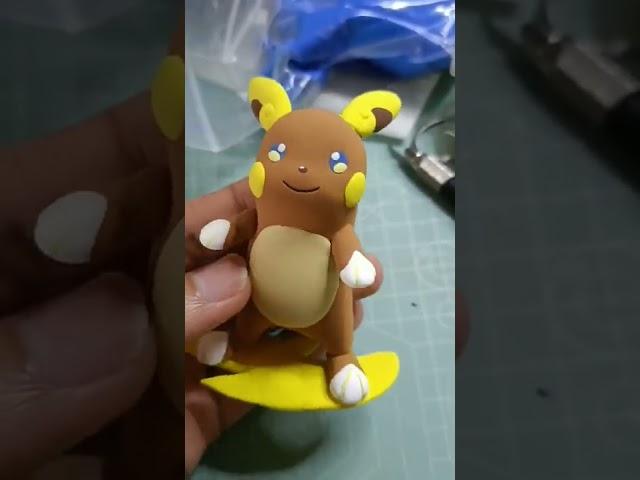 [Alolan Raichu] Pokemon Clay Art Alolan Raichu