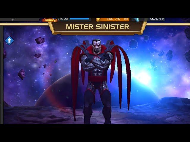 Mister Sinister all special attacks mcoc