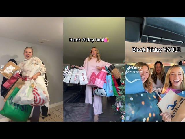 Black friday shopping haul - TikTok compilation