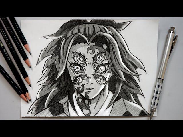 how to draw Kokushibo | Demon slayer [Kimetsu no Yaiba]