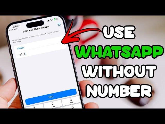 How To Use WHATSAPP Without Phone NUMBER or VERIFICATION Code 2024