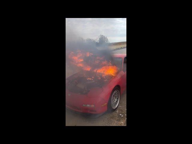 The RX7 caught fire. How bad is it. Can it be fixed?