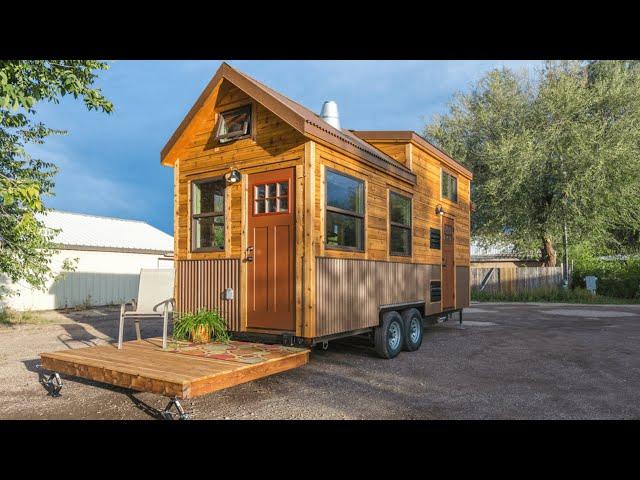 Homely Beautiful Tiny House by   MitchCraft Tiny Homes