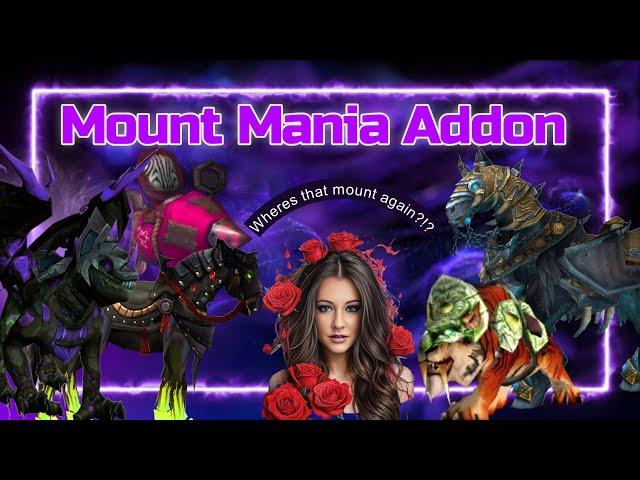 Best Addon to easily find mounts for Mount Mania | Wow Anniversary Event