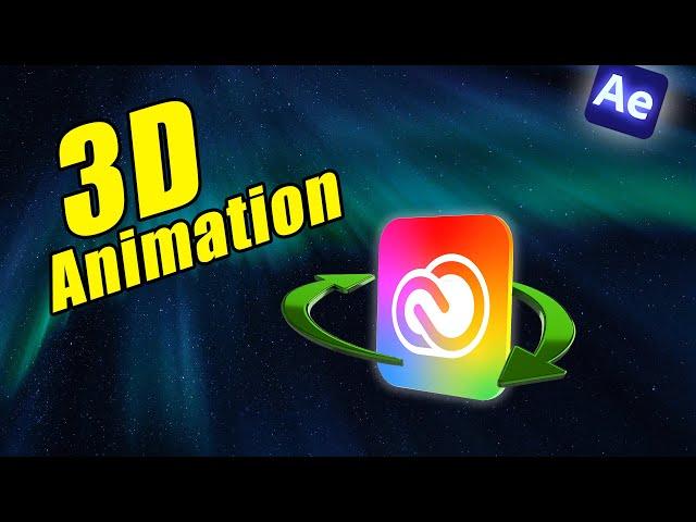 How to Rotate a Object in 3D Using Adobe After Effects | Easy Tutorial