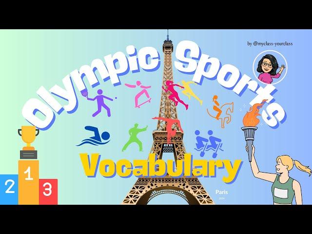 Olympic Sports Vocabulary for Kids | Fun and Educational!