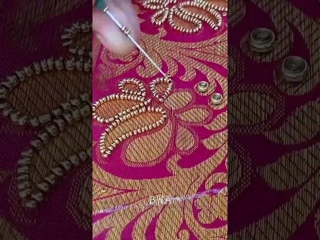 full video available in our YouTube channel #beginneraariwork #aariworkbymeena #embroidery