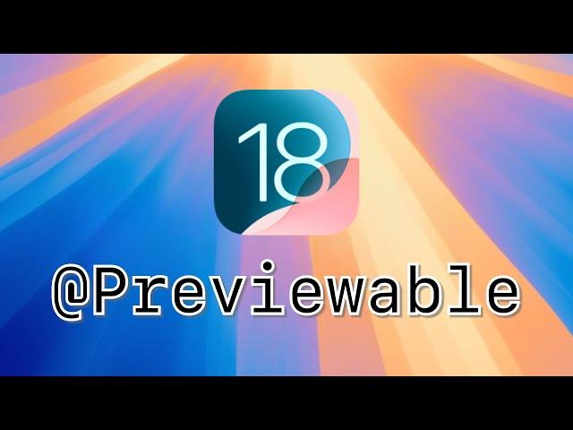 @Previewable in Xcode 16 Previews