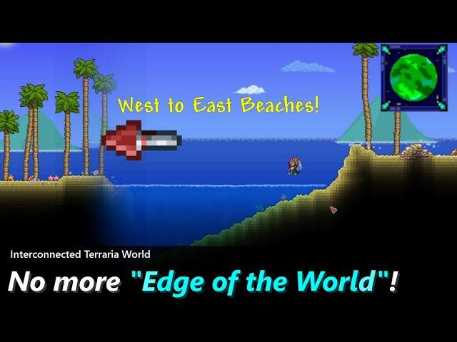 Terraria worlds finally loop horizontally ─ They aren't flat anymore, Planet World connects edges!