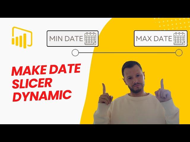 Dynamic Date Slicer in Power BI|Set changing/dynamic date range In Power BI Slicer