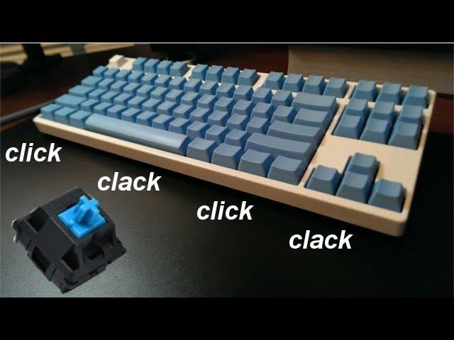 Cherry MX Blue Sound Test - (CM Quickfire Rapid)