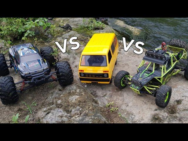 XINLEHONG 9125 VS WPL D42 VS WLTOYS 12428 - RC Off-Road Cars Comparison