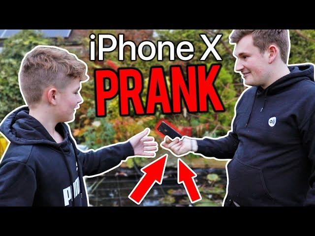 SURPRISING MY BROTHER WITH AN IPHONE X (PRANK)