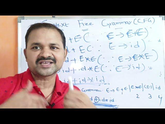 Definition of CFG with an Example || Context Free Grammar || TOC || Theory of Computation|| FLAT| CD