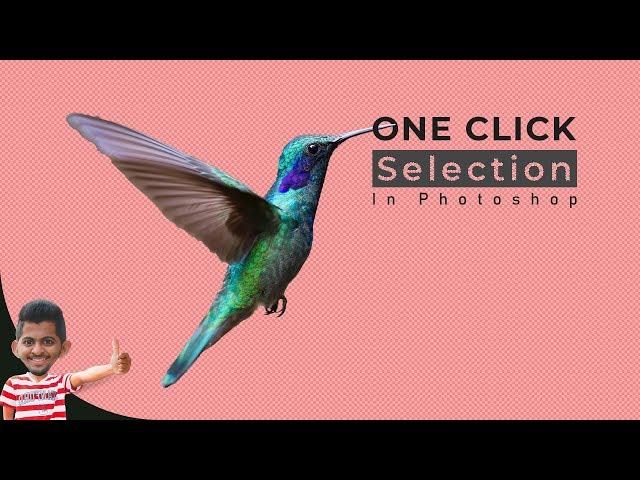 One Click Selection in Photoshop | Photoshop Vibes