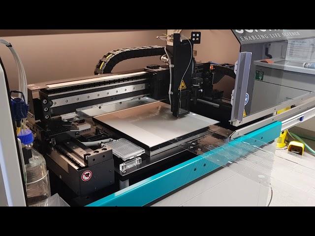 Roll-to-roll nanoimprinting. SCIENION's precision dispensing