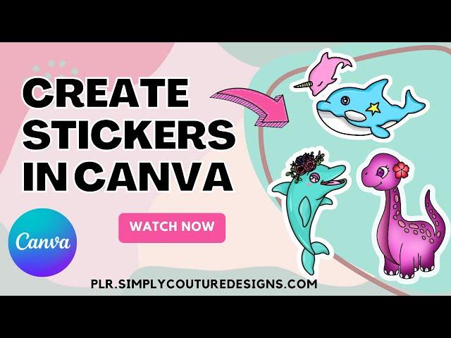 Create Stickers in Canva Tutorial