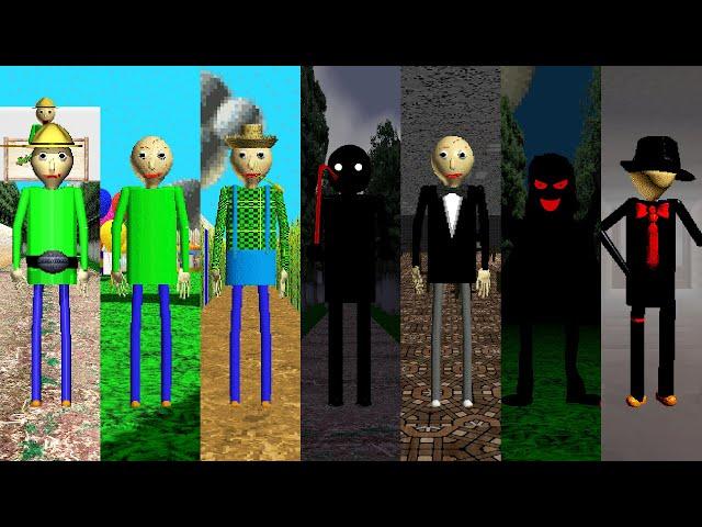 Everyone is Baldi's 7 Places Mods - All Perfect!