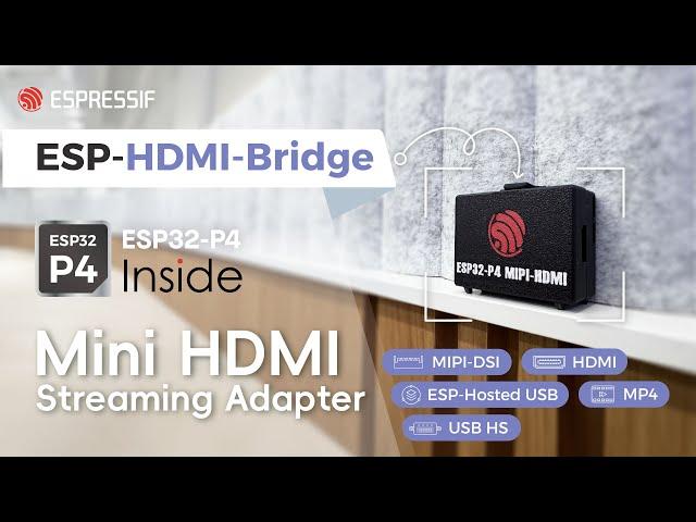 ESP-Demo: Mini HDMI Streaming Adapter with ESP32-P4