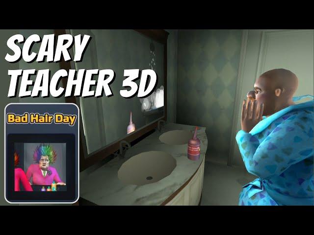 Guruku Rambutnya Botak‼️Scary Teacher 3D‼️BAD HAIR DAY