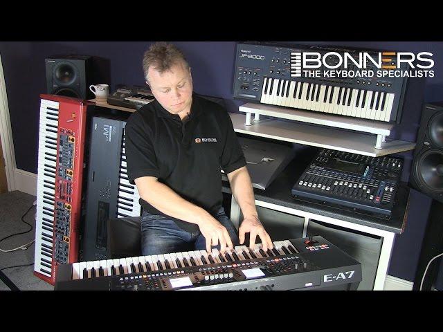 Roland EA7 Keyboard UK Mega Style Demo Lots Of Playing