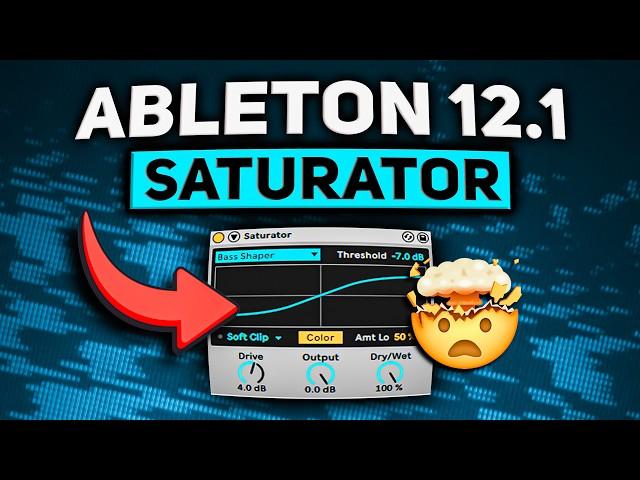 Ableton 12.1 NEW Saturator & Bass Shaper!