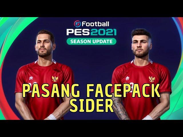 Cara pasang facepack di sider pes 2021 mudah 100% work