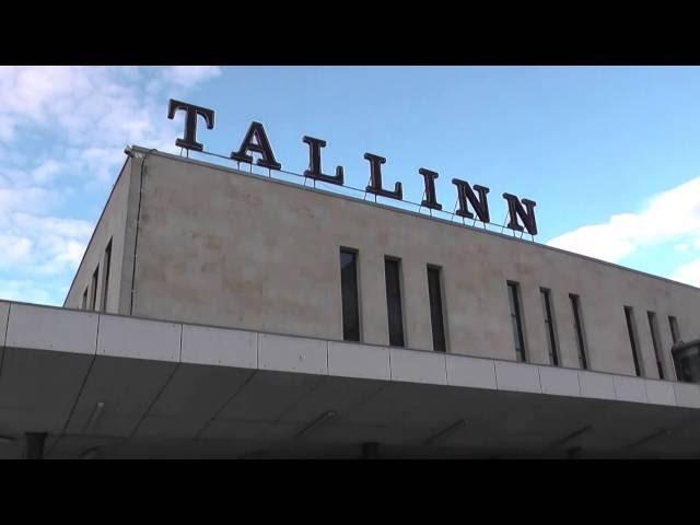Baltic Station  railway station in Tallinn Estonia.