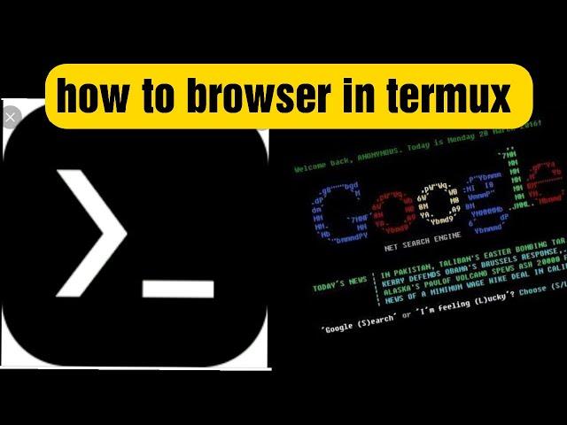 How to browser internet in termux|| Big Tech || all hack tips