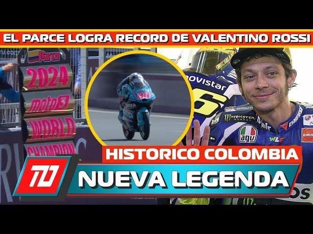 ¡HISTORICO ALONSO! EL PARCE ALCANZA EL RECORD DE VALENTINO ROSSI HISTORICO PARA COLOMBIA Y LA MOTO3