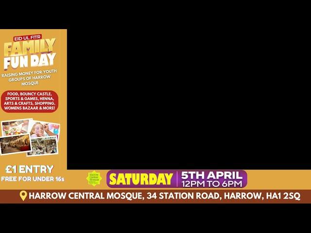 Live from Harrow Central Mosque London