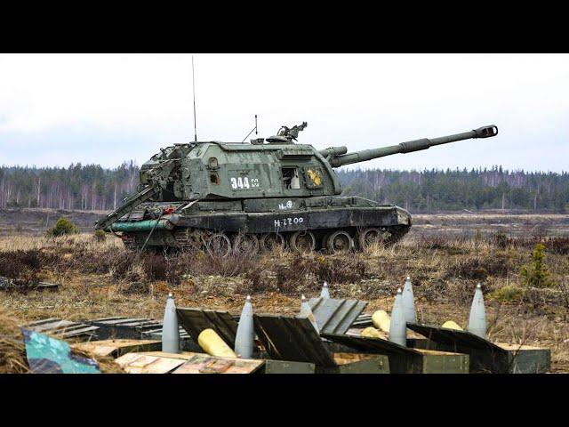 Msta-S - Russian 152.4 Mm Self-Propelled Howitzer