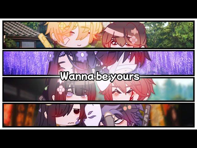 [️‍🩹] “Wanna be yours” » demon slayer ships » demon slayer gacha meme / trend