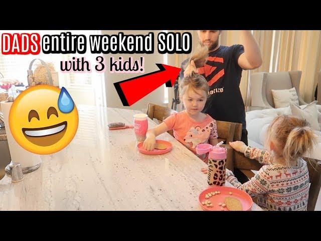 DADS SOLO WEEKEND WITH 3 KIDS - INFANT, TODDLER AND A PRESCHOOLER | Tara Henderson