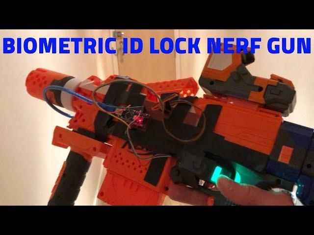 FINGERPRINT ID ACTIVATED NERF GUN | ARDUINO PROJECT