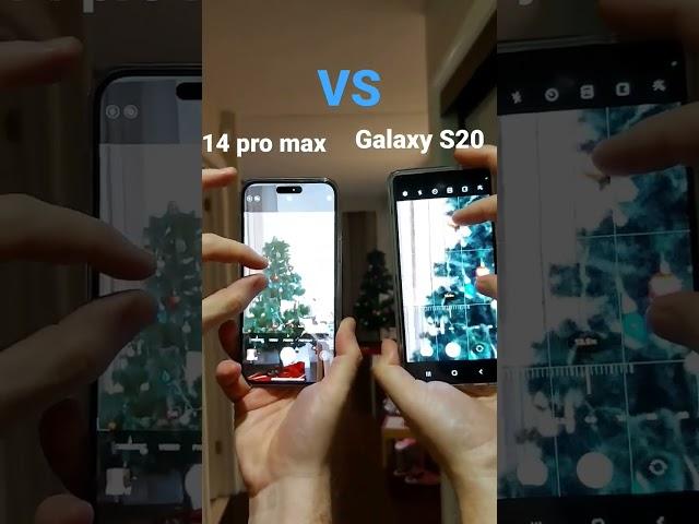 Samsung galaxy s20 vs İphone 13 pro max zoom test #iphone #samsung #zoom #test