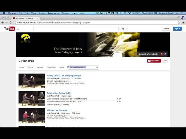 Searching UIPianoPed