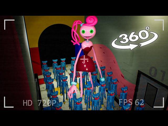 VR 360° Mommy Long Legs and army baby Huggy Wuggy! (Poppy Playtime: Chapter 2)