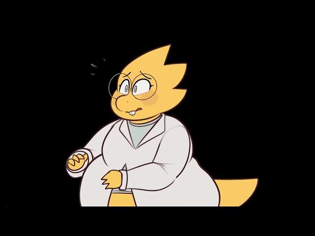 Alphys weight gain animation commission